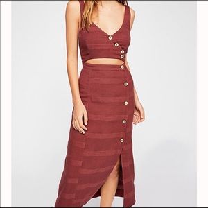 NWT Free People Ultraviolet Midi Dress